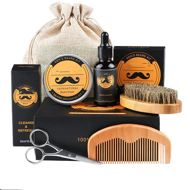 6-Pcs Men's Beard Care Set