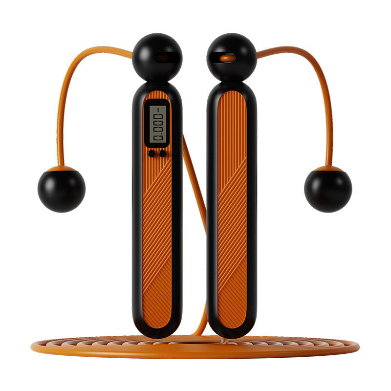 Dual-Purpose Cordless Counting Skipping Rope